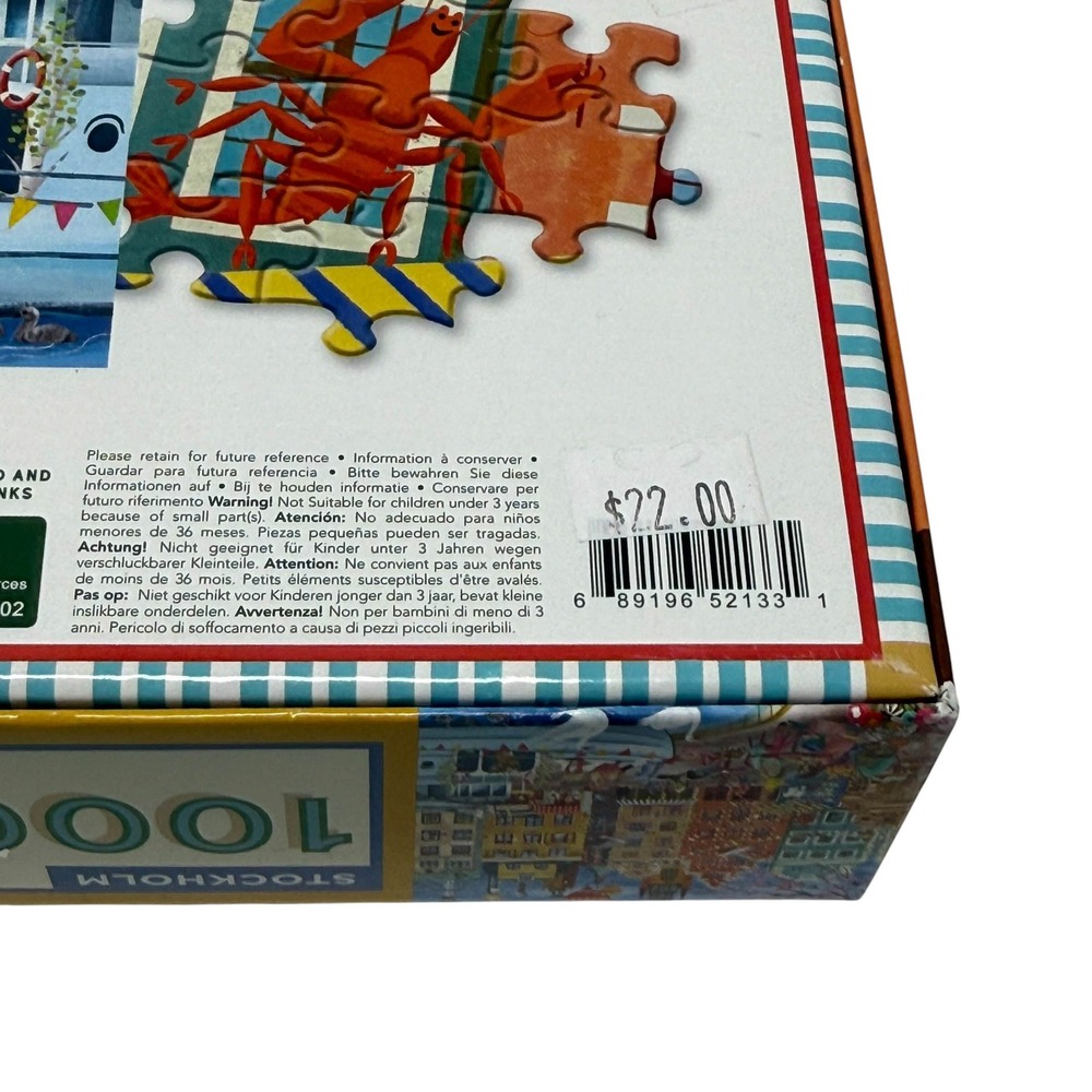 eeBoo Piece & Love Stockholm 1000 Piece Puzzle Uta Krogmann UNCOUNTED - Picture 9 of 13